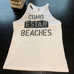 Fun Summertime Tank Como Estan Beaches